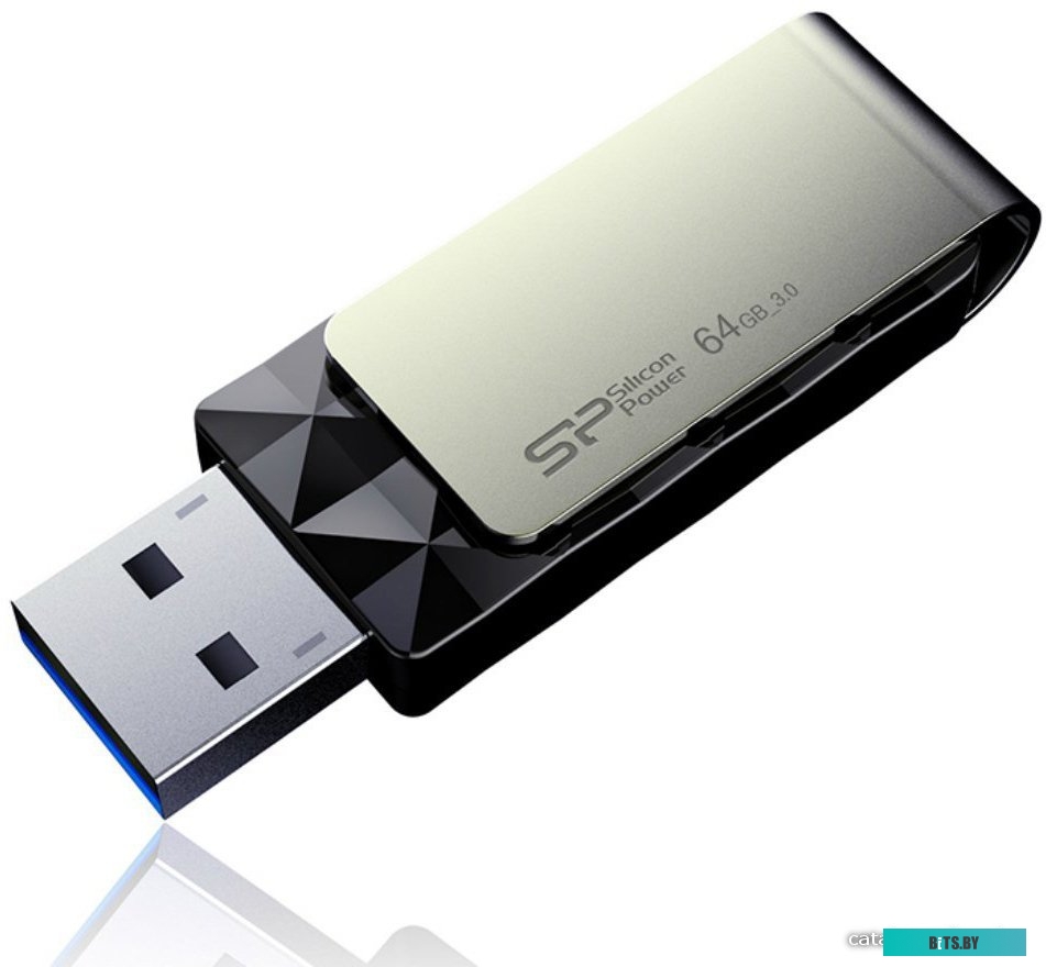 USB накопитель (Флешка) Silicon Power Blaze B30 64GB (SP064GBUF3B30V1K)