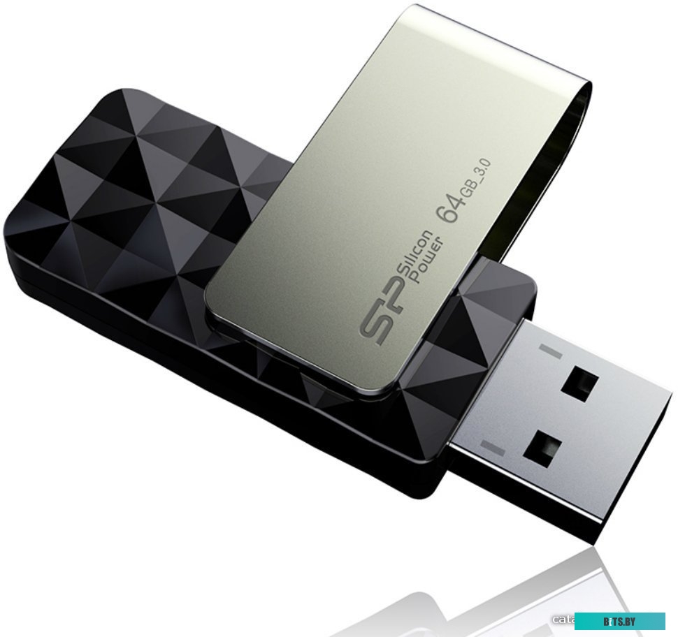 USB накопитель (Флешка) Silicon Power Blaze B30 64GB (SP064GBUF3B30V1K)