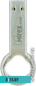 USB накопитель (Флешка) Mirex ROUND KEY 16GB (13600-DVRROK16)
