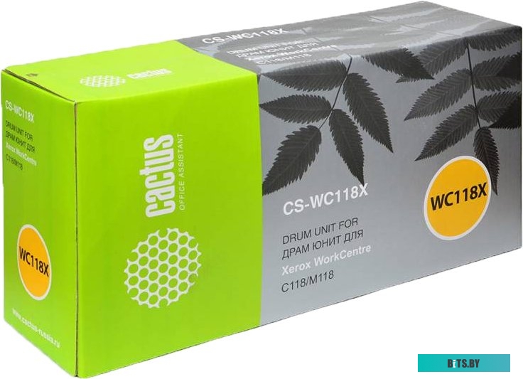 Тонер Картридж Cactus CS-WC118X 013R00589 черный