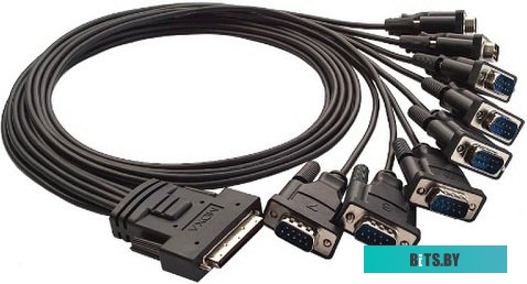 Переходник MOXA CBL-M62M9x8-100, 1 Port DB62M, 8 портов DB9M