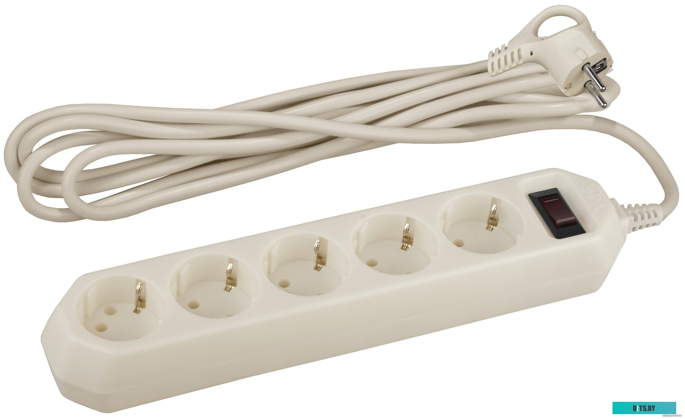 Сетевой фильтр (удлинитель) Эра USF-5es-3m-I <Б0019035>