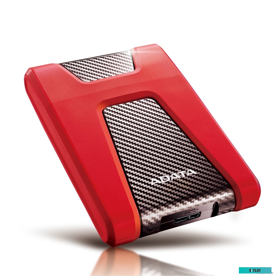 Внешний жесткий диск ADATA DashDrive Durable HD650 2TB (красный) <AHD650-2TU31-CRD>