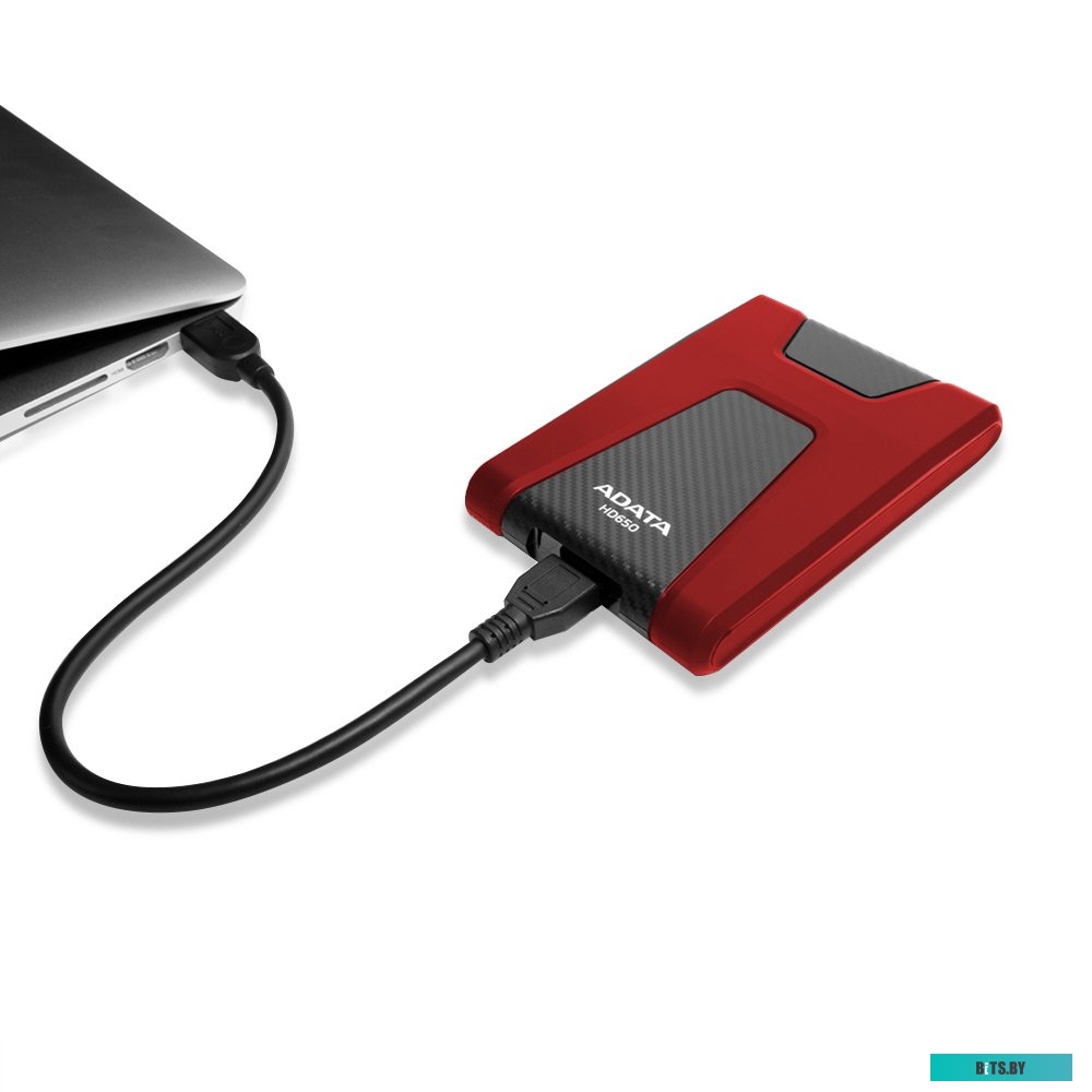 Внешний жесткий диск ADATA DashDrive Durable HD650 2TB (красный) <AHD650-2TU31-CRD>
