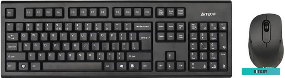 Комплект (клавиатура + мышь) A4Tech 7100N