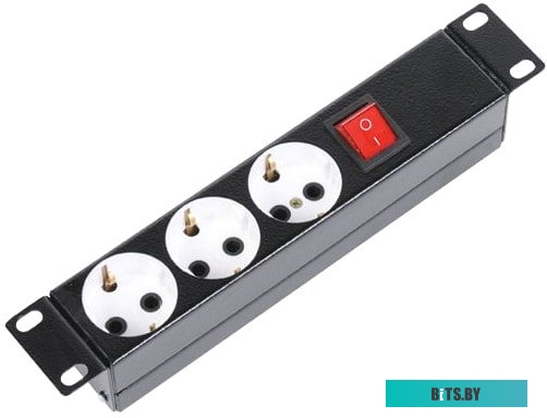 Блок силовых розеток ЦМО БР-3П-10-9005 (3 розетки, без шнура питания)