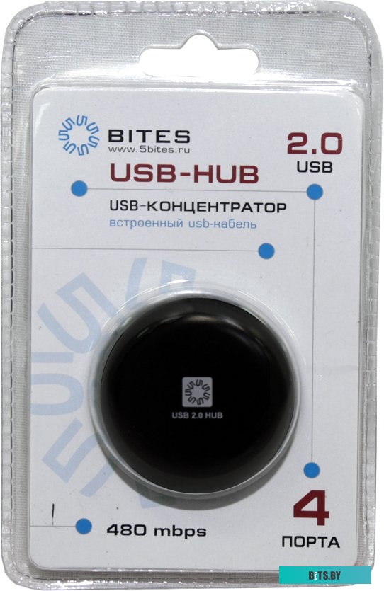 USB-хаб 5bites HB24-200BK