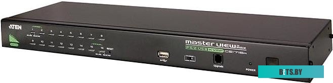 Переключатель KVM ATEN CS1716i-AT-G 16-портовый, VGA, PS/2, USB