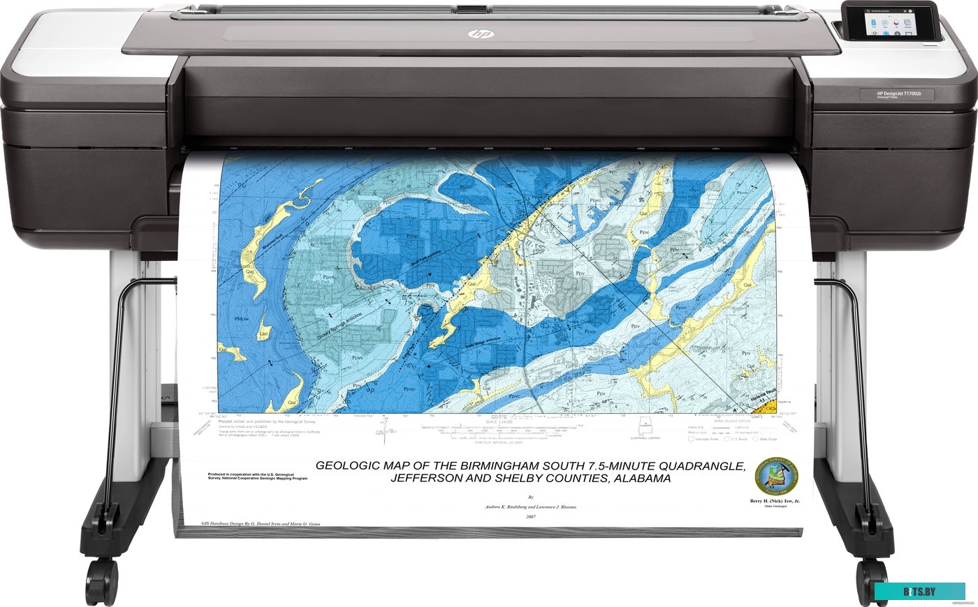 Плоттер HP DesignJet T1700dr Postscript 44" (1118 мм) <1VD88A>