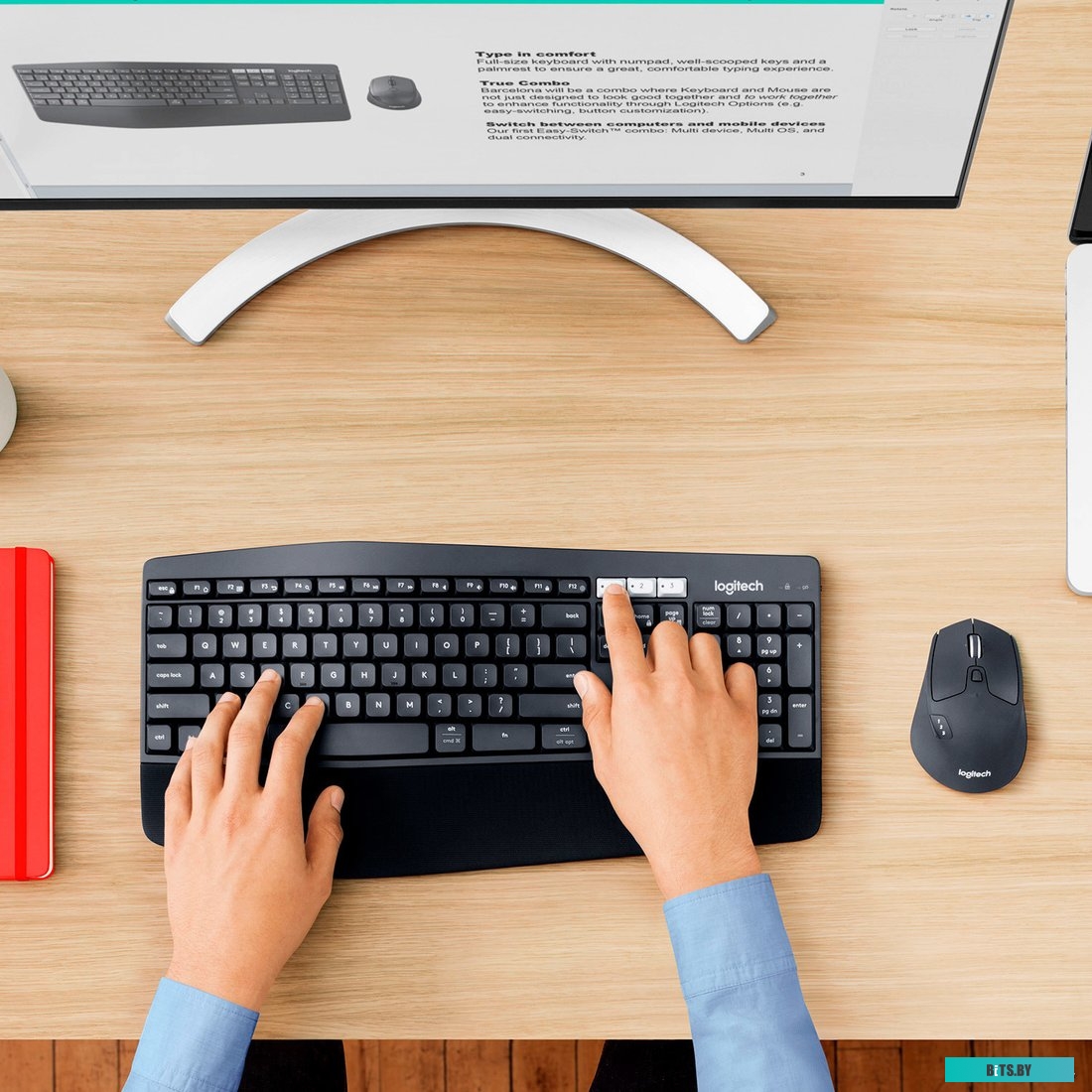 Офисный набор Logitech Wireless Desktop MK850 [920-008232]