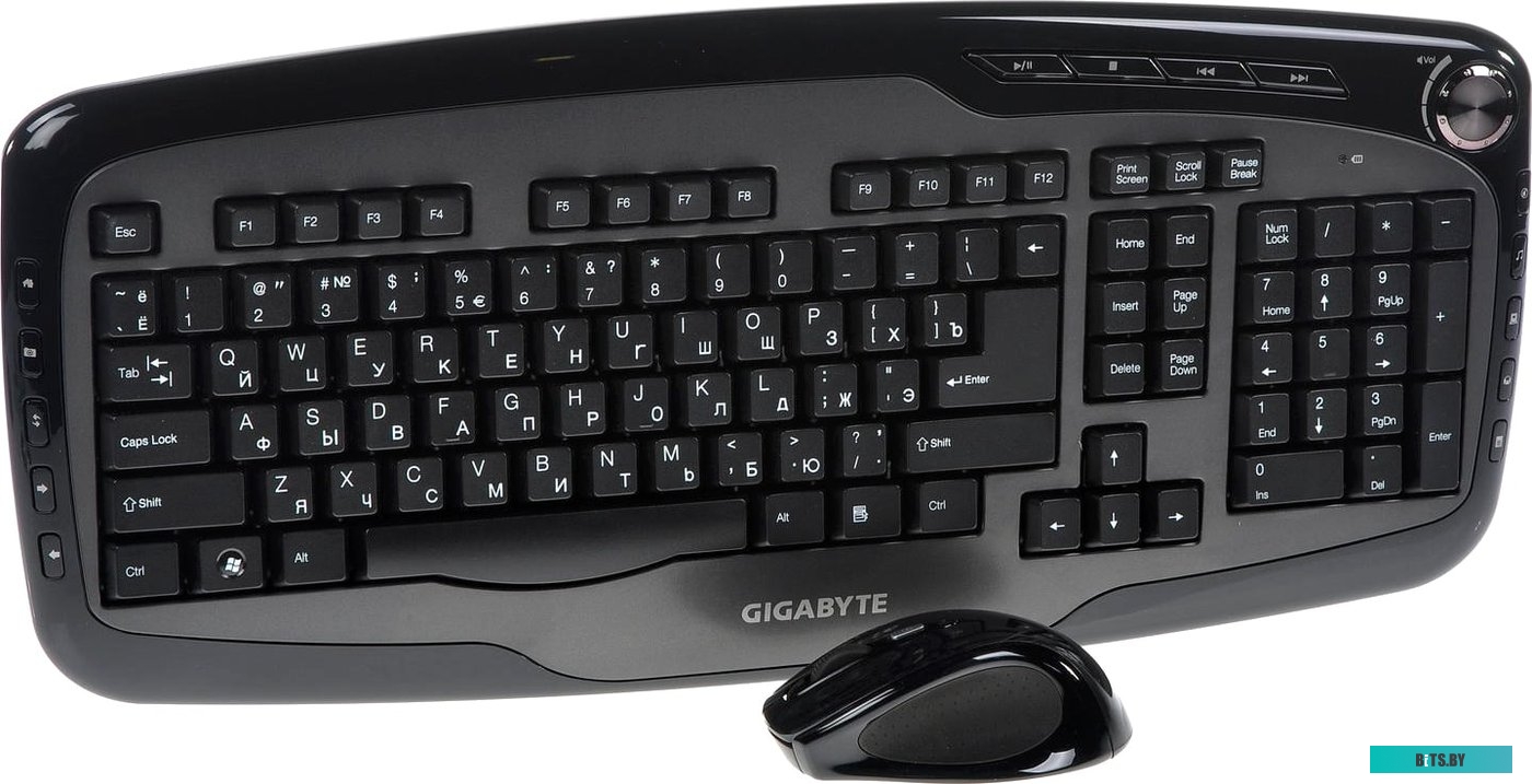 Комплект (клавиатура + мышь) Gigabyte KM7600 <GK-KM7600>