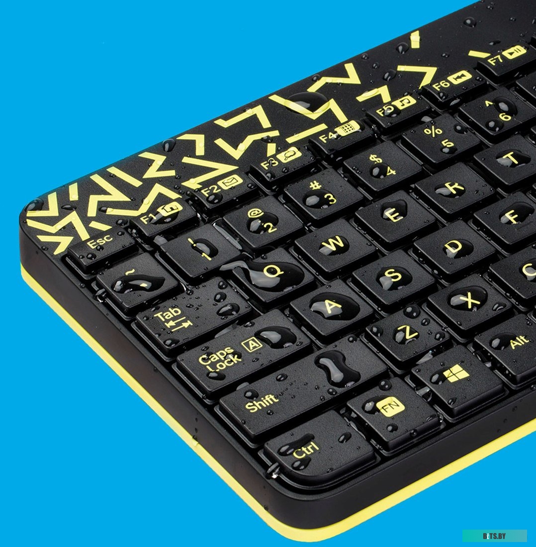 Комплект (мышь + клавиатура) Logitech MK240 Nano (черный)