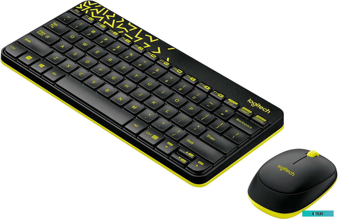 Комплект (мышь + клавиатура) Logitech MK240 Nano (черный)