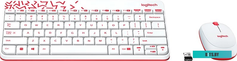 Комплект (мышь + клавиатура) Logitech MK240 Nano [920-008212]