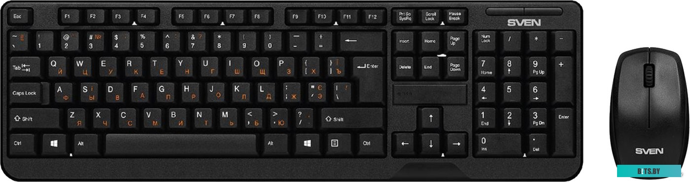 Клавиатура + мышь SVEN Standard 3300 Wireless <SV-03103300WB>