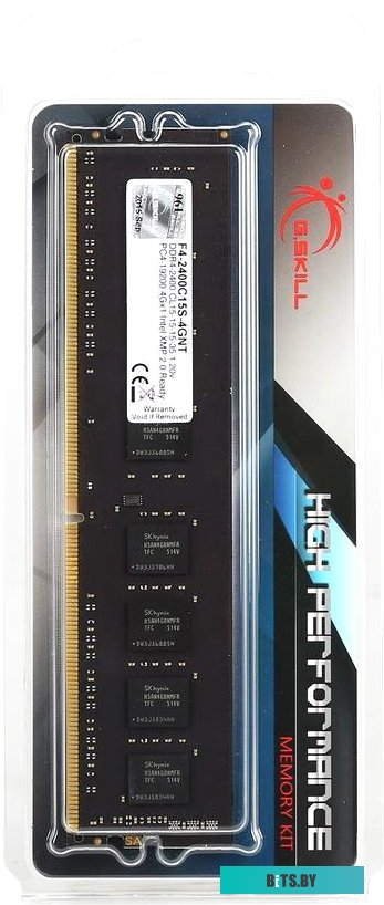 Оперативная память G.Skill Value 4GB DDR4 PC4-19200 F4-2400C15S-4GNT