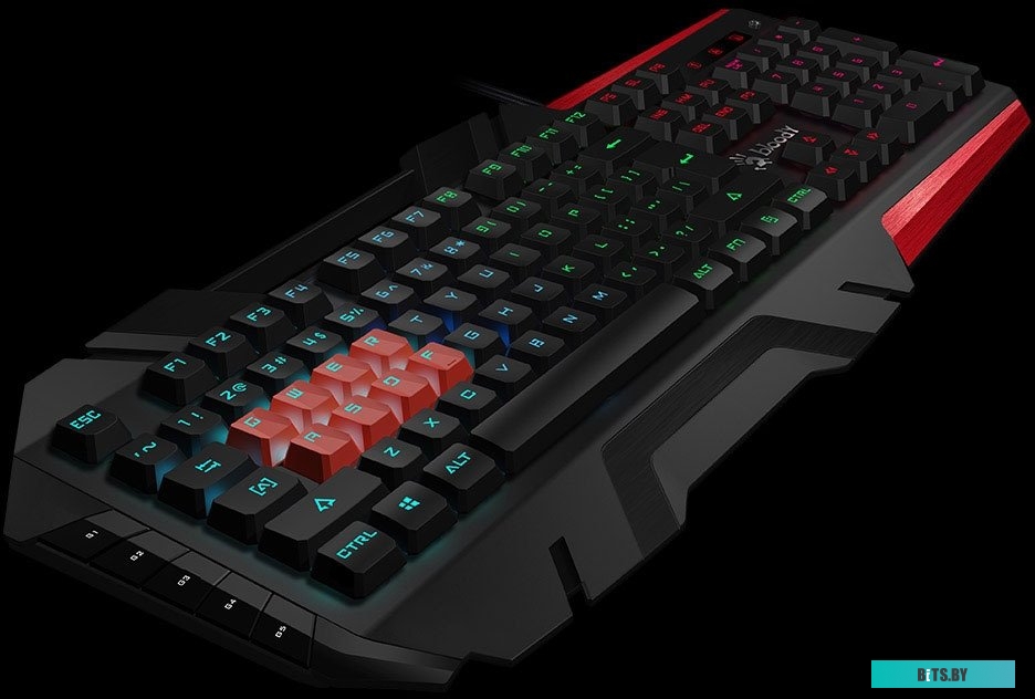 Клавиатура A4Tech Bloody B3590R (черный/красный)