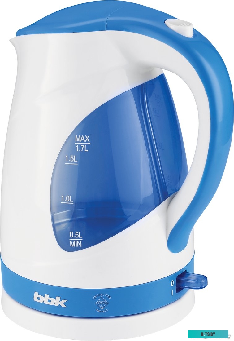 Электрочайник BBK EK1700P Белый/голубой