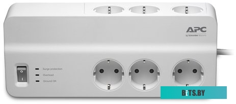 Сетевой фильтр APC Essential SurgeArrest 6 розеток, белый (PM6-RS)