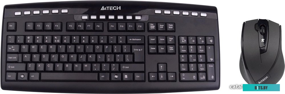 Комплект (клавиатура + мышь) A4Tech 9200F