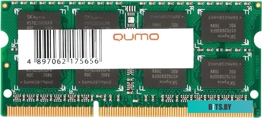 Модуль памяти QUMO 8GB DDR3 SODIMM PC3-12800 QUM3S-8G1600C11L