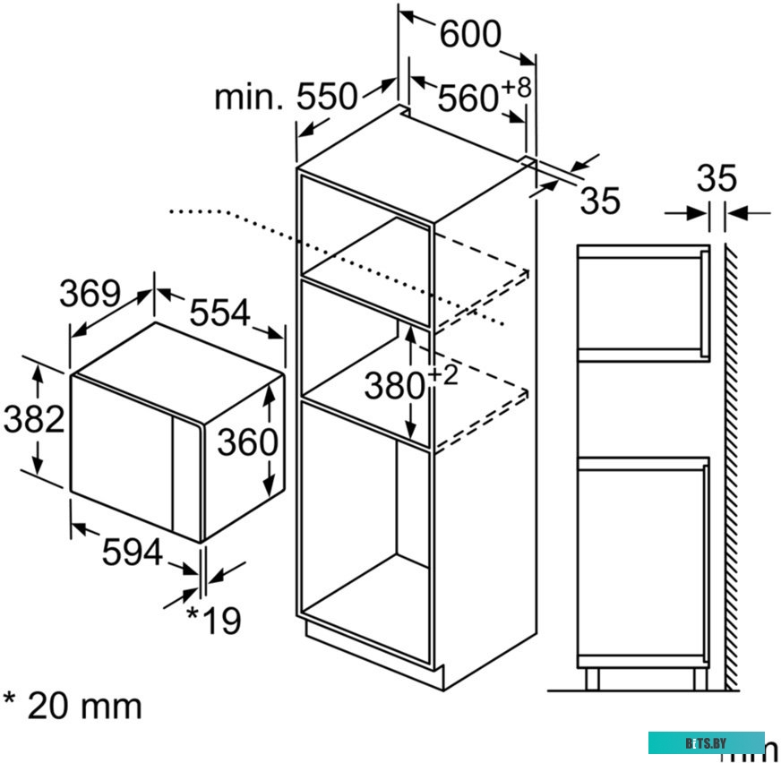 Микроволновая печь Bosch BFL554MS0