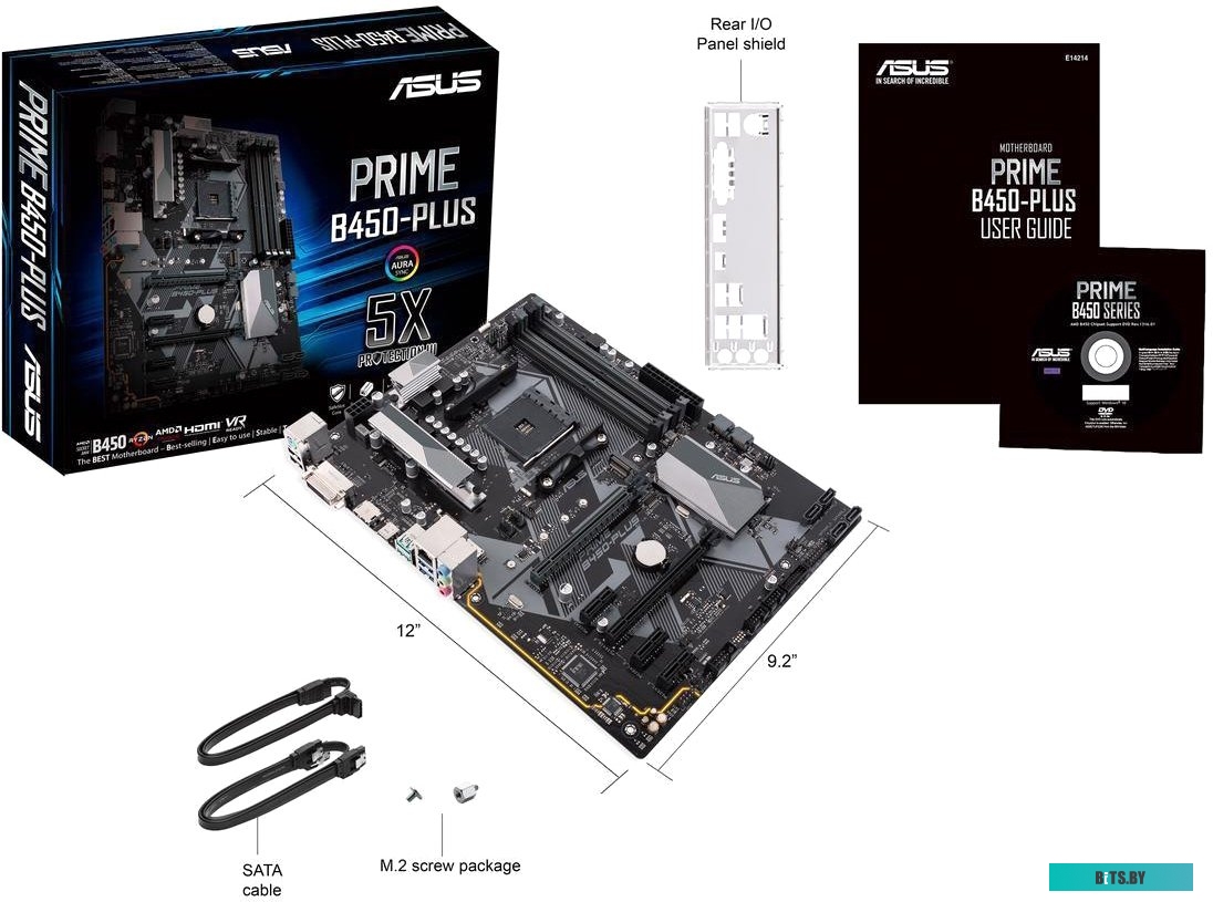 Материнская плата Asus Prime B450-Plus
