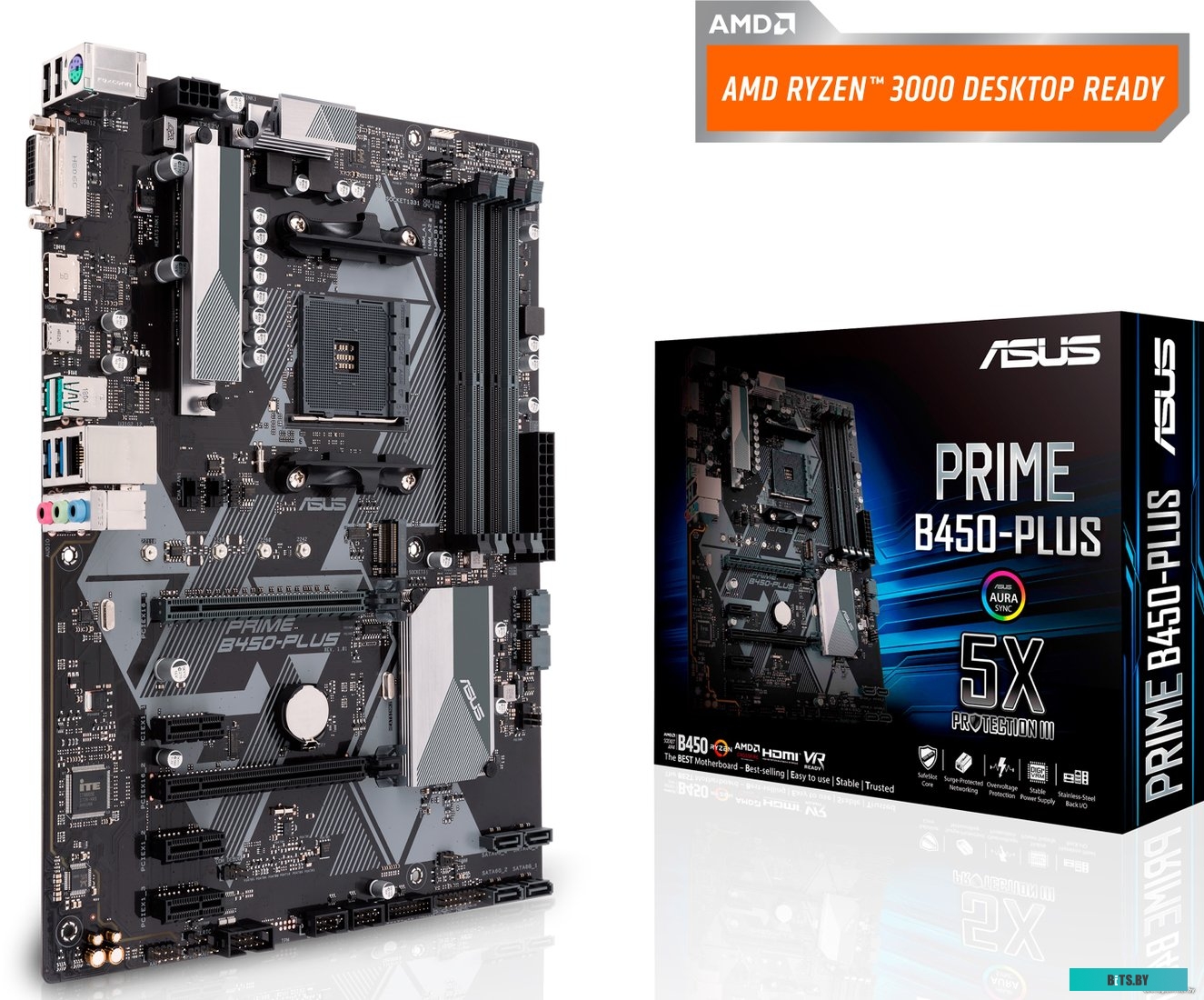 Материнская плата Asus Prime B450-Plus
