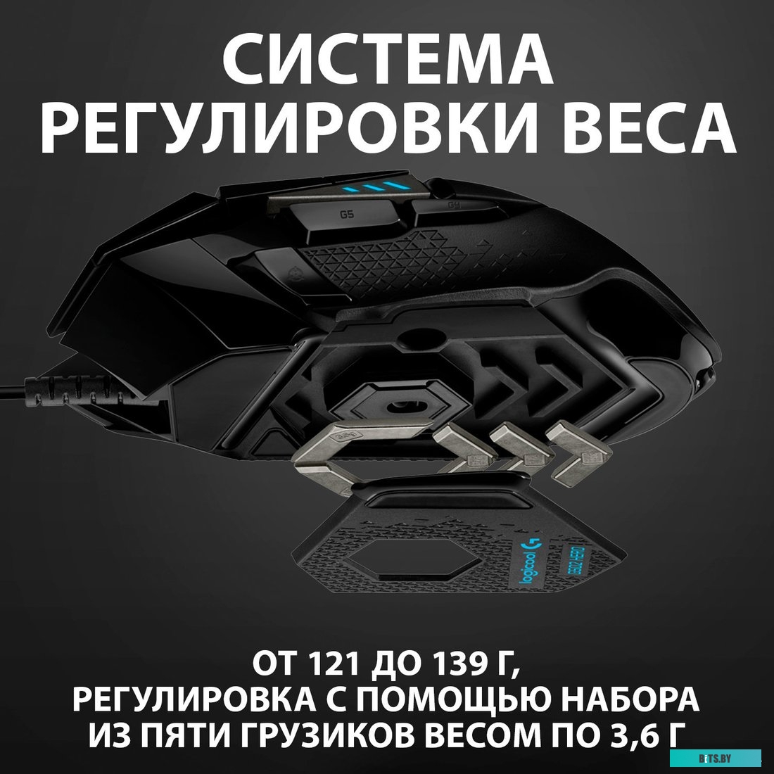 Мышь Logitech G502 Hero <910-005470>
