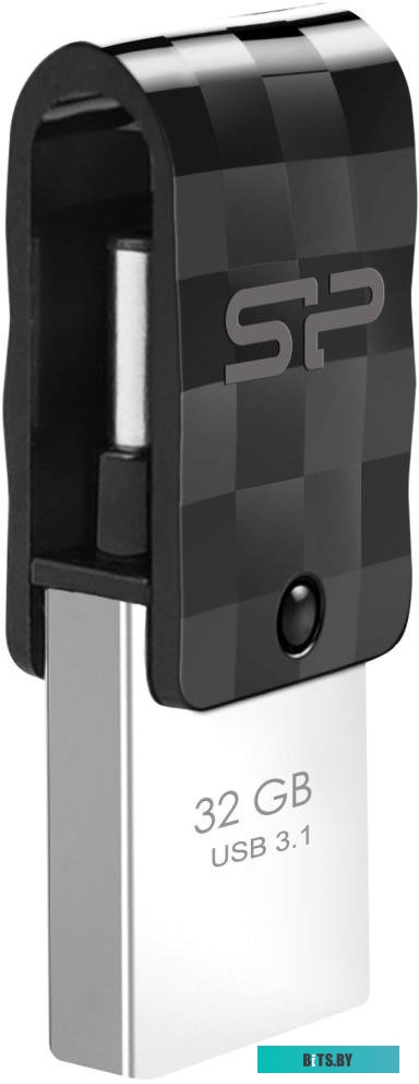 USB накопитель (Флешка) Silicon Power Mobile C31 32GB (черный) <SP032GBUC3C31V1K>