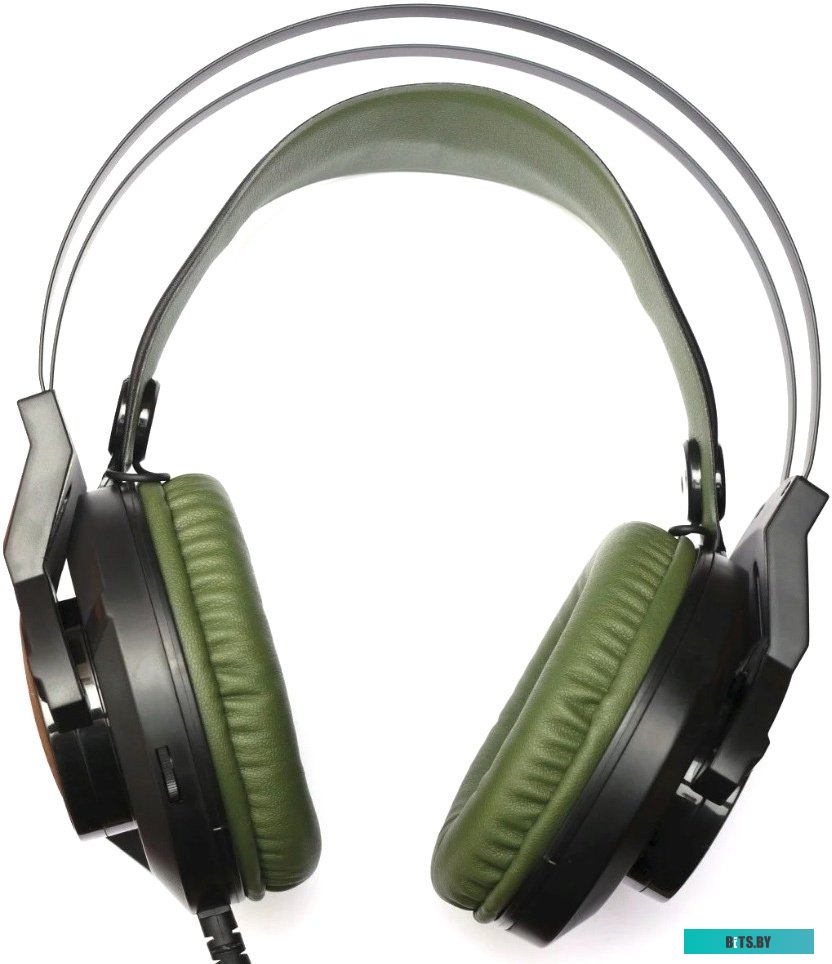 Наушники (Гарнитура) A4Tech Bloody J450 (черный/зеленый)
