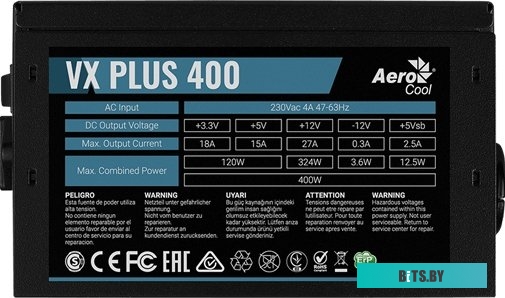 Блок питания AeroСool VX-400 Plus