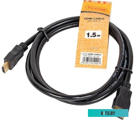 Кабель HDMI - HDMI TV-COM V1.4, 5m (CG150S-5M)