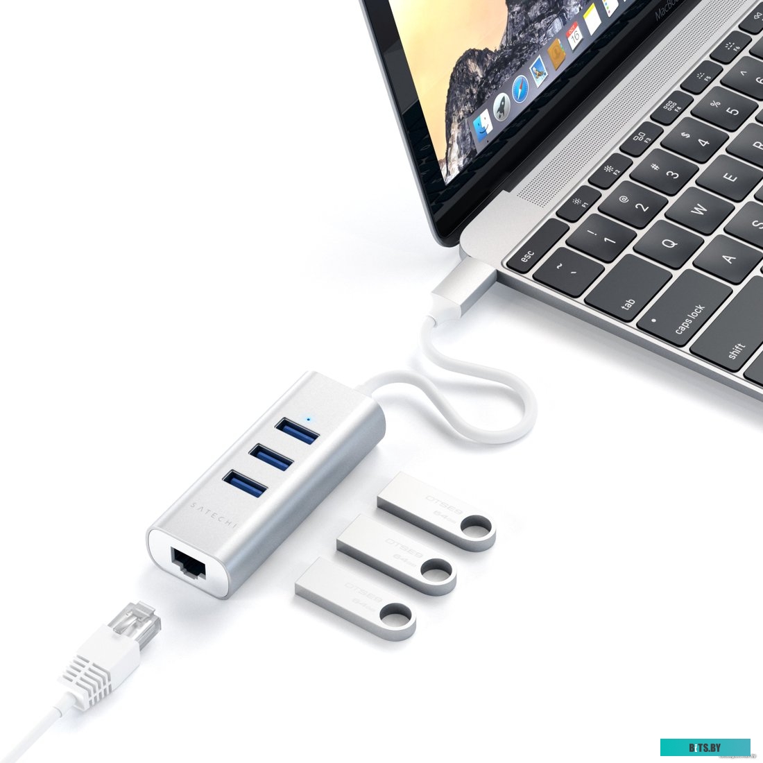 Концентратор USB (Хаб) Satechi ST-TC2N1USB31AS