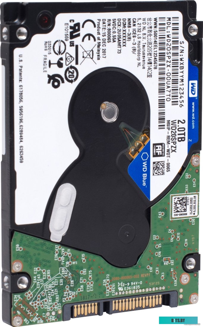 Жесткий диск WD Blue Mobile 2TB WD20SPZX