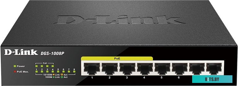 Коммутатор D-Link DGS-1008P