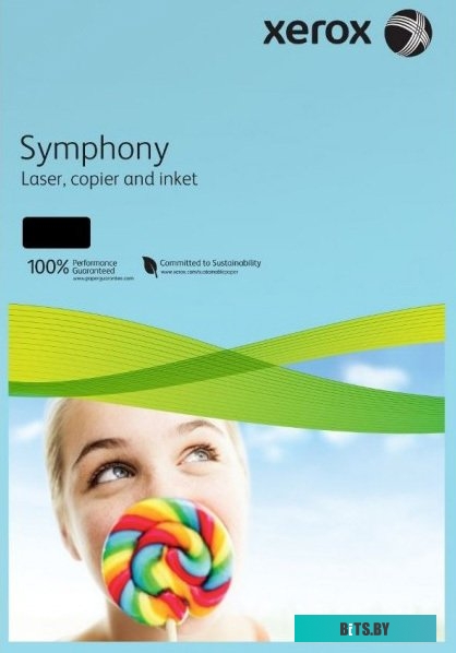 Офисная бумага Xerox Symphony Pastel Blue A4, 500л (80 г/м2) [003R92057]