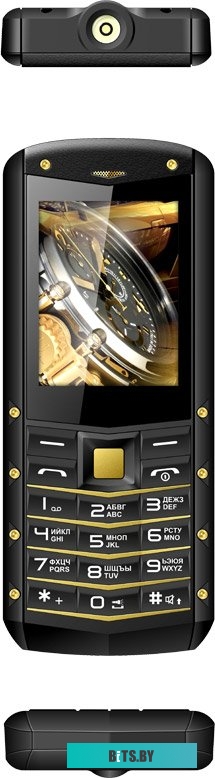 Мобильный телефон TeXet TM-520R (черный-золотистый)