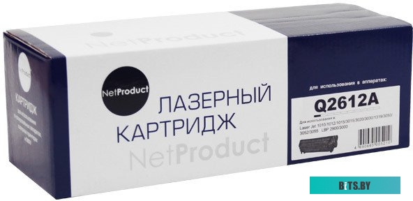 Картридж NetProduct (N-Q2612A) для HP LJ 1010/1020/3050, 2K