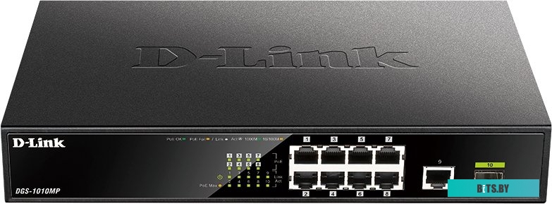 Коммутатор D-Link DGS-1010MP/A1A