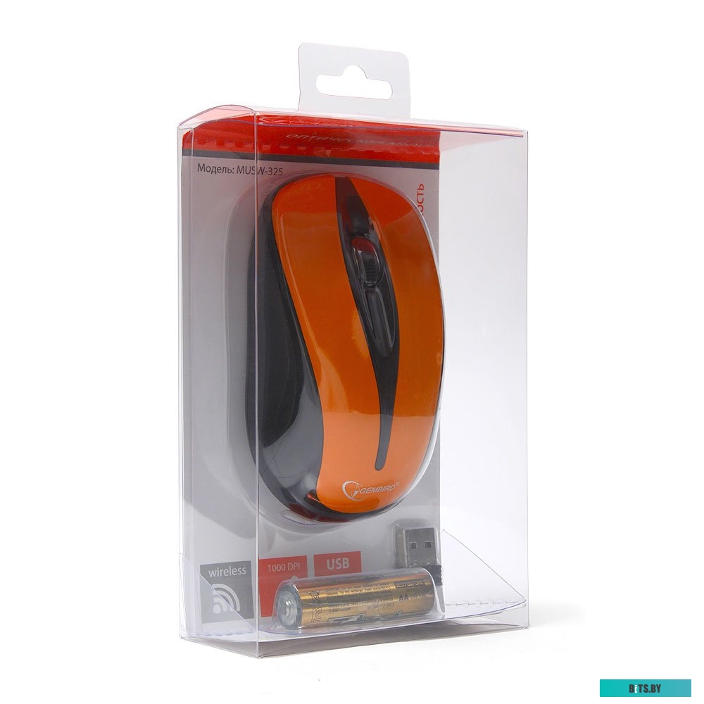Мышь Gembird MUSW-325-O