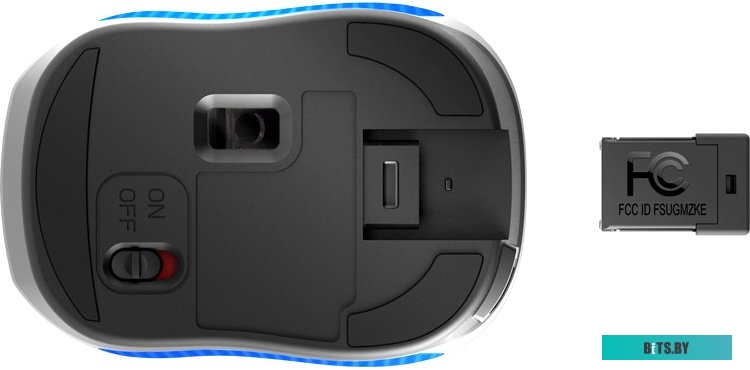 Мышь Genius Micro Traveler 9000R V3 (черный/синий)
