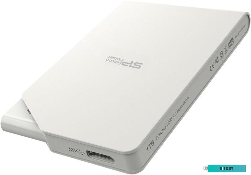 Внешний жесткий диск Silicon Power Stream S03 1TB White (SP010TBPHDS03S3W)