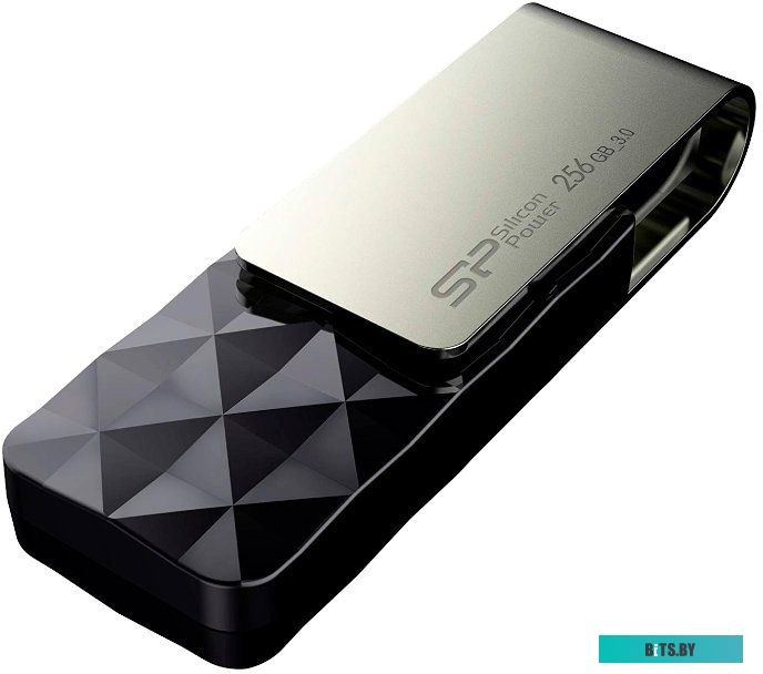 USB накопитель (Флешка) Silicon Power Blaze B30 256GB (черный) <SP256GBUF3B30V1K>