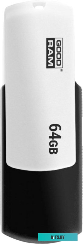 USB накопитель (Флешка) GoodRam UCO2 64GB (черный/белый) <UCO2-0640KWR11>