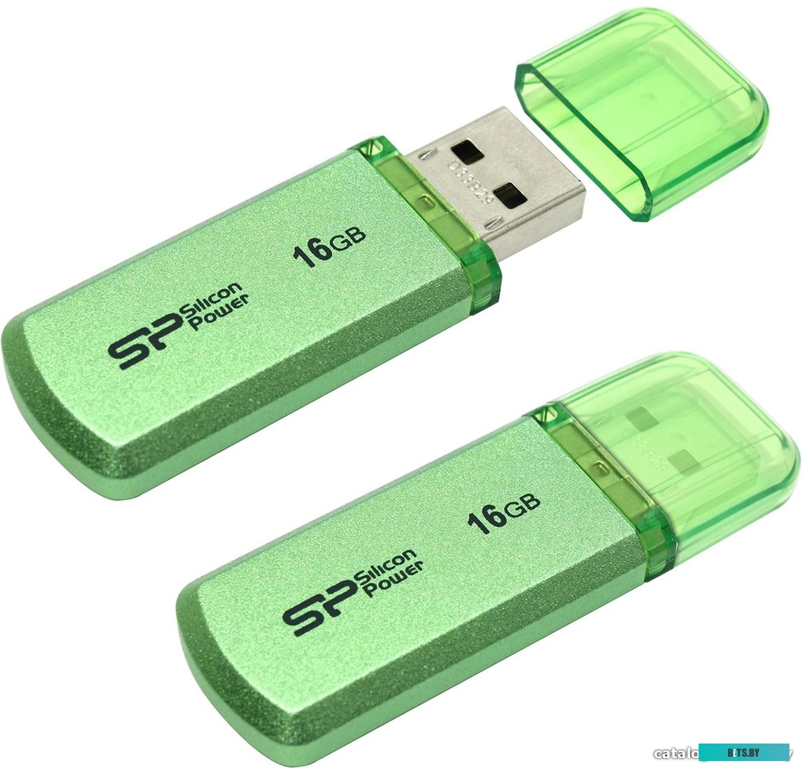 USB накопитель (Флешка) Silicon Power Helios 101 16GB зеленый [SP016GBUF2101V1N]