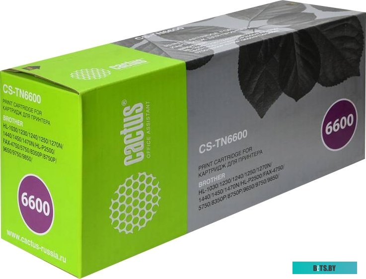 Картридж Cactus CS-TN6600 (аналог Brother TN-6600)