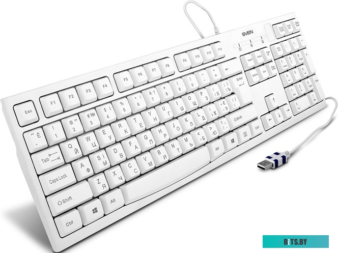 Клавиатура Sven KB-S300 (белый)