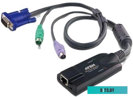 Адаптер KVM ATEN KA7920-AX, VGA, PS/2, кабель Cat5 4,5 м