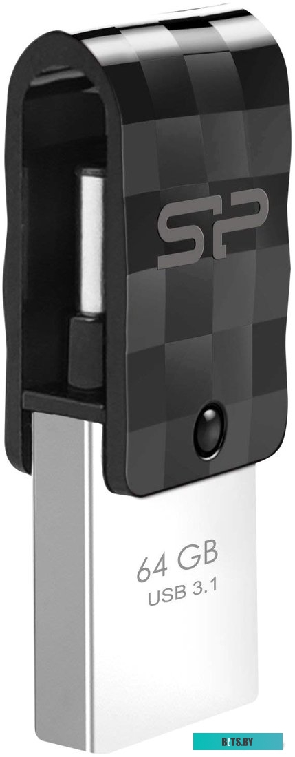 USB накопитель (Флешка) Silicon Power Mobile C31 64GB (черный) <SP064GBUC3C31V1K>